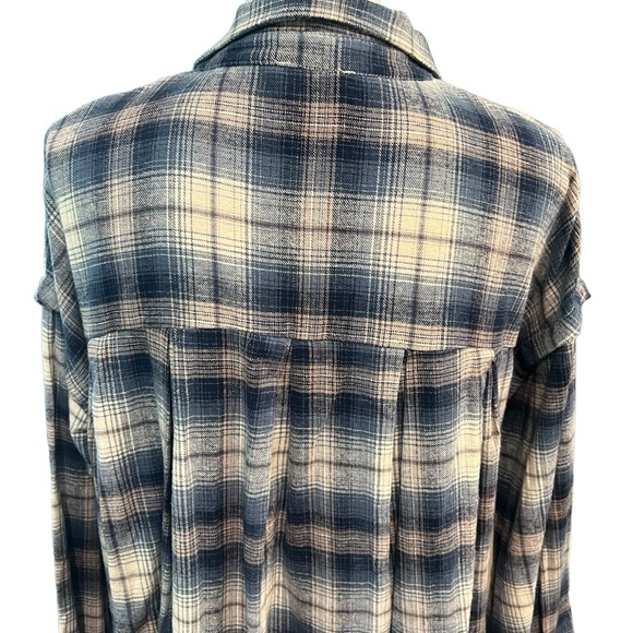 Fate Long Sleeve Plaid Flannel Dress Women’s Size Small - Picture 4 of 13